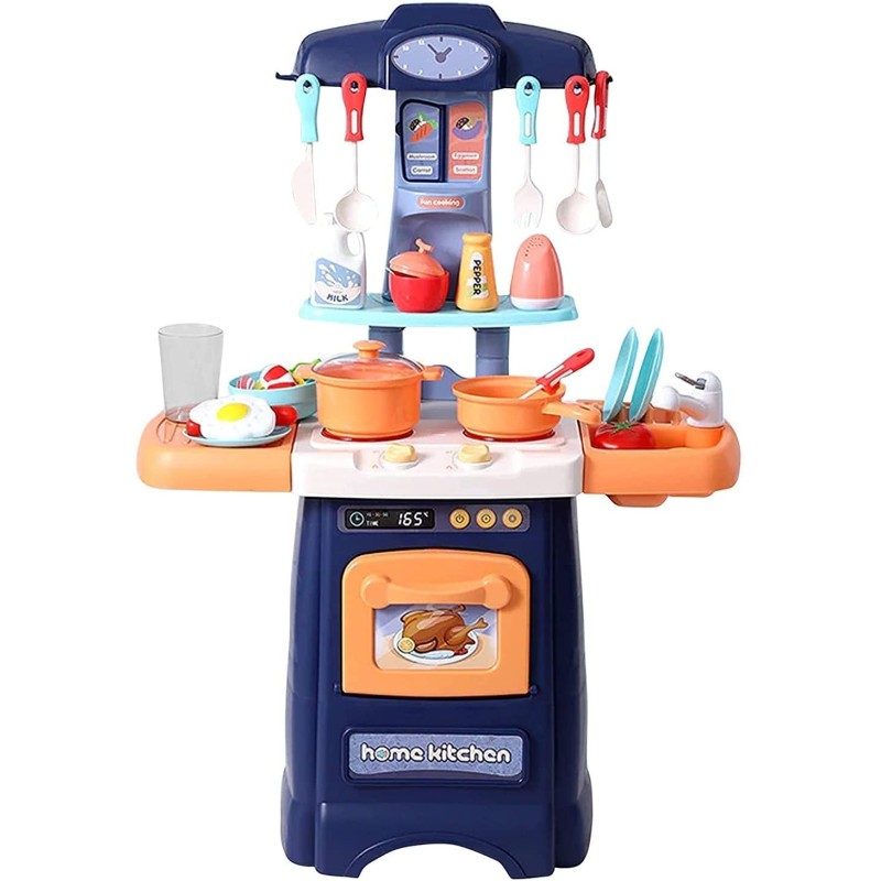 Juguete Horno cocina Azul con 30 accesorios GH-78