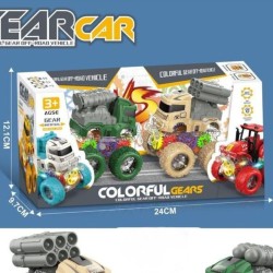 Set Duo carritos Monster con luces GH-60