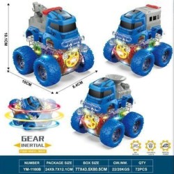 Set Duo carritos Monster con luces GH-62