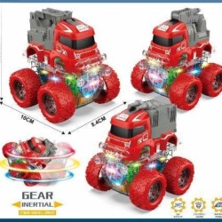 Set Duo carritos Monster con luces GH-63