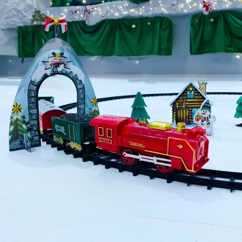 Tren Pista Navideña 97cm Diámetro ZF-920 20pcs