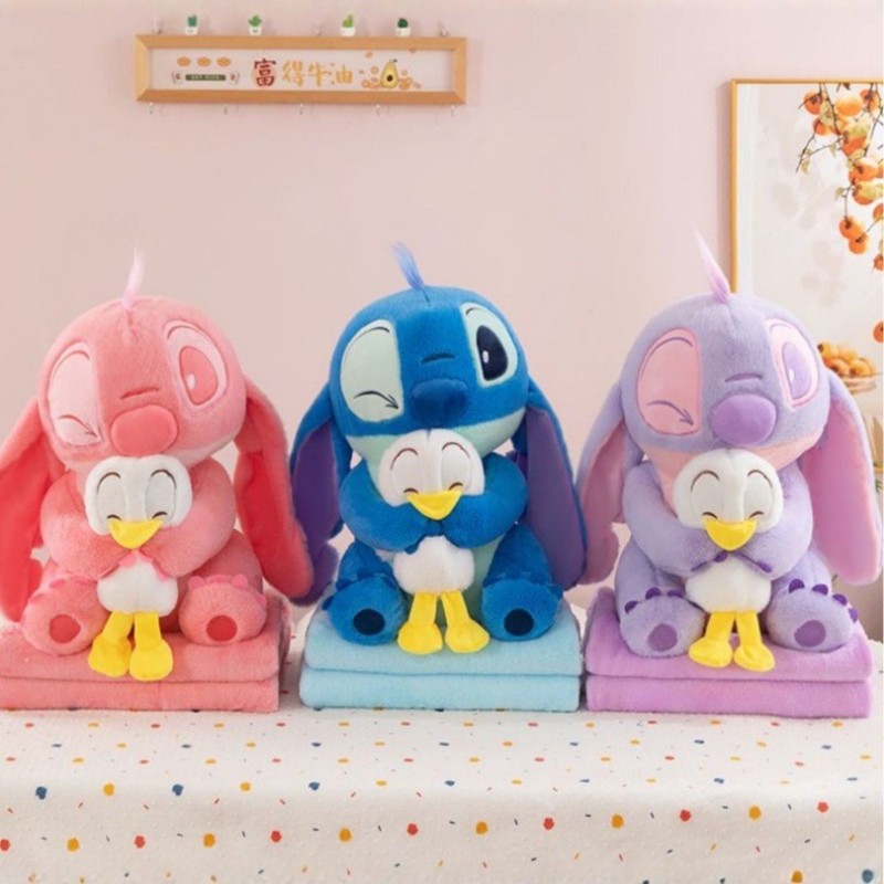 Peluche Stitch con Manta 00882