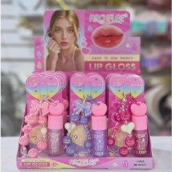 GLOSS CON DESTELLOS SUTILES BRILLANTES Y LLAVERO AY031