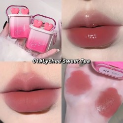 LABIAL 2-1 GLOSS Y TINTA COREANA VELVET GX1265 -GEGEBEAR