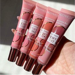 BLUSH LIQUIDO 2-1 / SOMBRA/MEJILLAS/ LABIOS HU18 / BQ-008 - HUDAMOJI