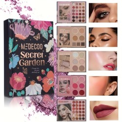 LIBRO SOMBRAS-LIPSTICK-BLUSH-ILUMINADOR-POLVOS Y CEJAS EYE-6703