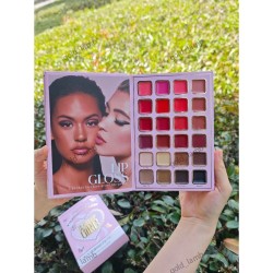 LIBRO SOMBRAS-ILUMINADOR-BLUSH-POLVOS- LIPSTICK Y CEJAS az-218