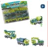 SET DE 4 CARROS DINOSAURIO D461