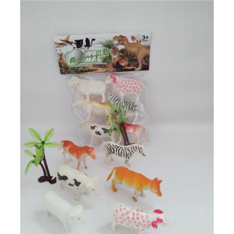 KIT DE 6 ANIMALES DE GRANJA D516