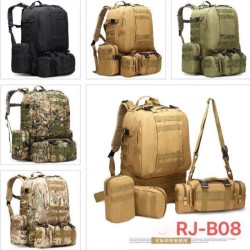 Mochila Montañera RJ-B08 Verde Militar