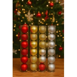 Set de 9 bombillos navideños 8cm 1534