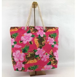 Bolso de tela Playero con diseños 43cmX33cmX11cm 10744-1