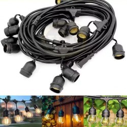 Focos Guirnalda Colgante 10metros 10 boquillas 696-8