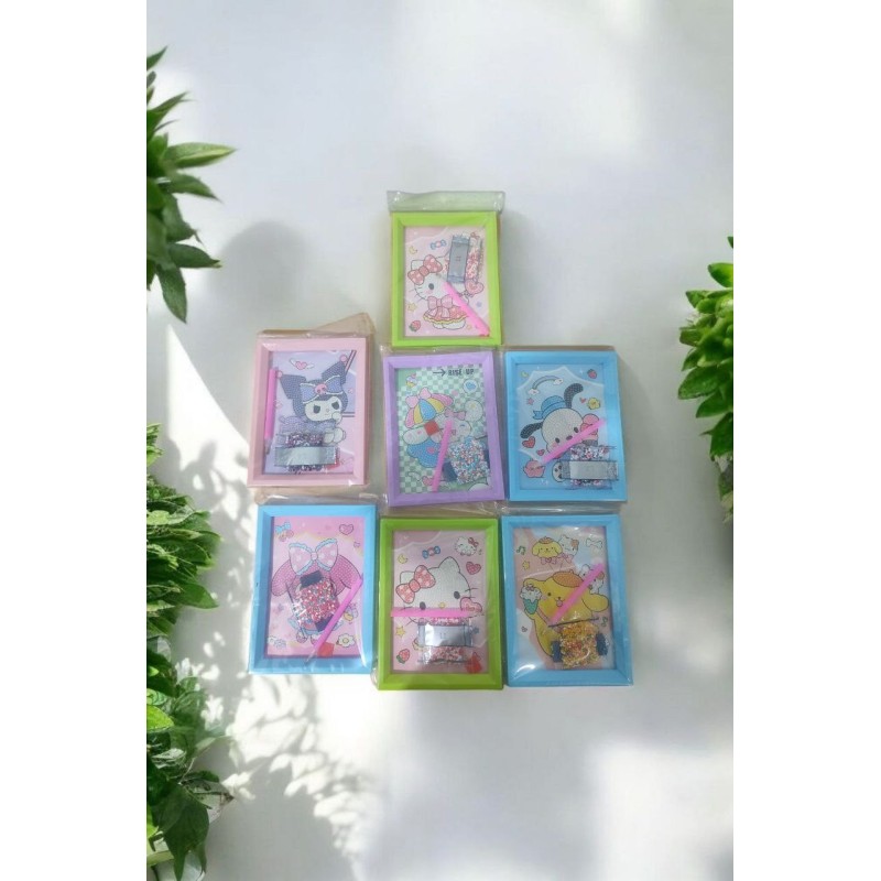 DIAMANTINA RECTANGULAR18CM KAWAI MODELOS SURTIDOS MARCO PLÁSTICO HJUG1415-3-1