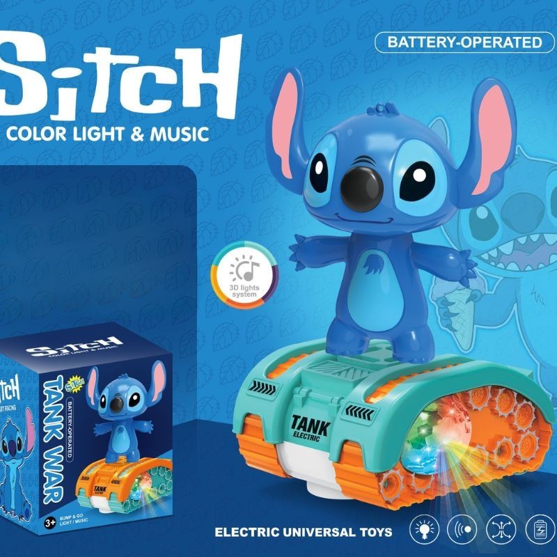 Juguete Musical Stich Tanque
