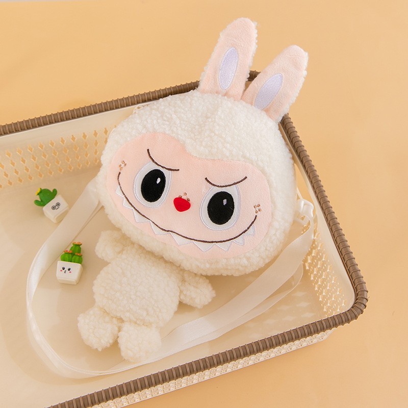 Bolso Infantil Labubu Blanco ZF-1048