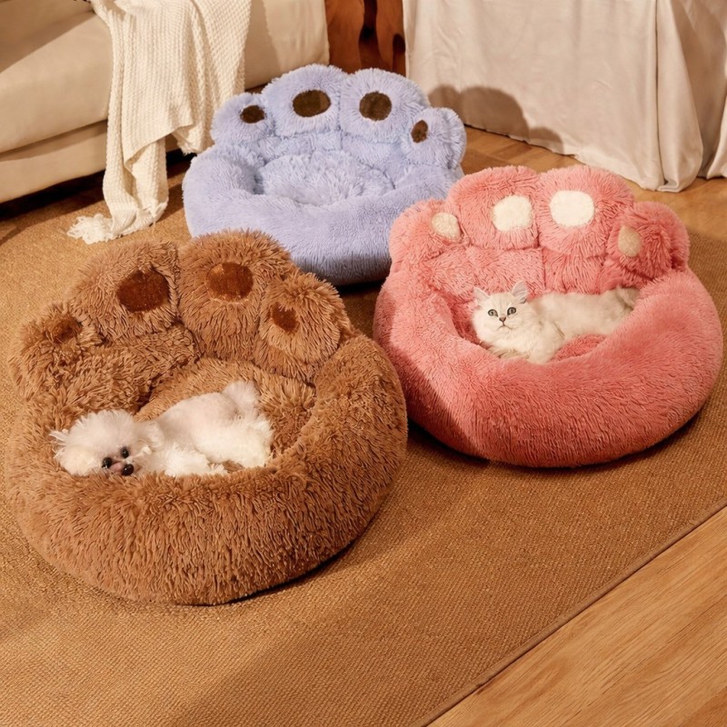 CAMA DE MASCOTA DISEÑO PIE DO-01 Diametro 48cm