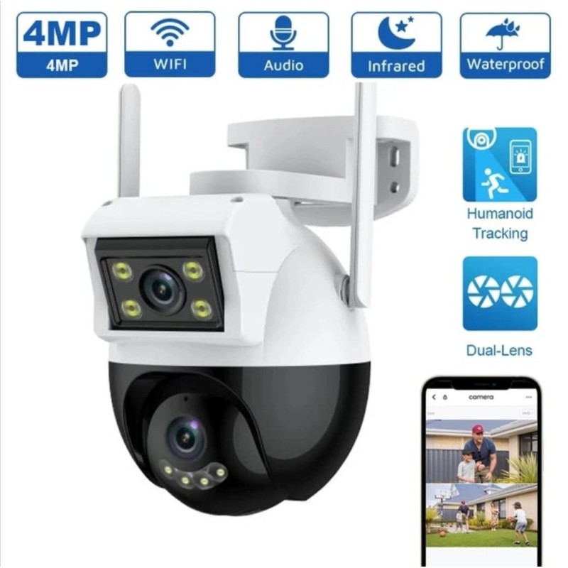 Cámara de Exteriores Doble Lente IP82