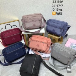 Bolso/Crossbody 13-19 ZZ114 (Gris y Palo de Rosa)