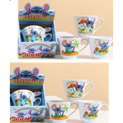 TAZA DE CERÁMICA CON CUCHARA STITCH JD3726