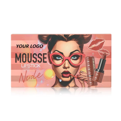 CAJA DE 6 LABIALES MOUSSE LIPSTICK NUDE S.F.R COLOR 5867