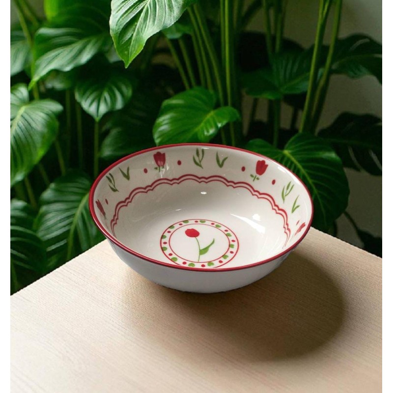 PLATO TAZÓN DE CERÁMICA 7 PULGADAS JD3846