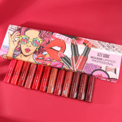 CAJA DE 12 LABIALES MOUSSE LIPSTICK PROFESSIONAL S.F.R COLOR 5826
