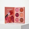 LIBRO SOMBRAS-ILUMINADOR-BRONZER-BLUSH-POLVOS Y CEJAS EYE-6702