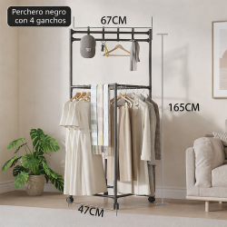 PERCHERO CON RUEDAS 1933