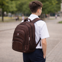 Mochila Escolar MW5809 Café