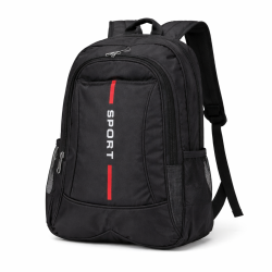 Mochila Escolar Sport 1103 y 1102 Negra