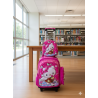 Mochila Escolar 3pcs con Rueda de Niñas 899