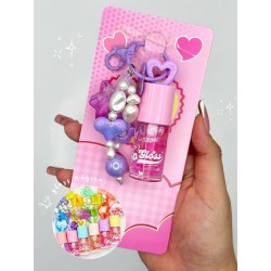 Lipgloss con Llavero 4129