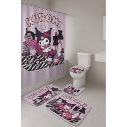 Set de Baño y Cortina  4pcs San Rio LD-801