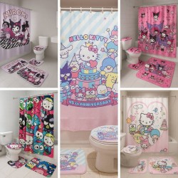 Set de Baño y Cortina  4pcs San Rio LD-801