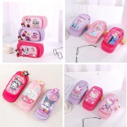 Cartuchera Infantil Niñas Hello Kitty Frozen Minnie Kuromi 9901