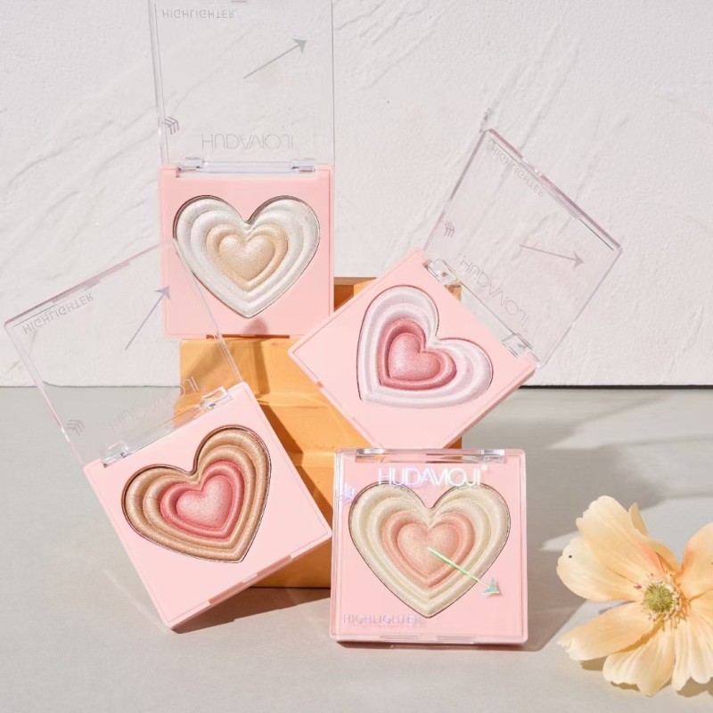 ILUMINADOR Y BLUSH EN POLVO B-101A- HUDAMOJI