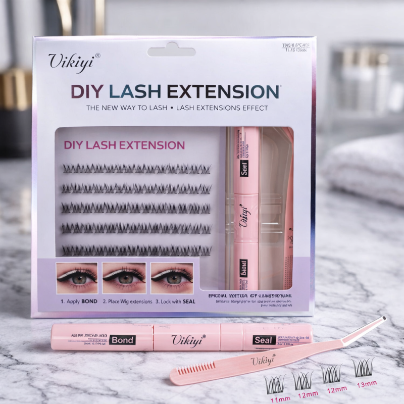 SET DE PESTAÑAS POSTIZAS DIY LASH EXTENSION VIKIYI