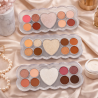 PALETA DE SOMBRA Y BLUSH TRUE HEART - HUDAMOJI ZP-072