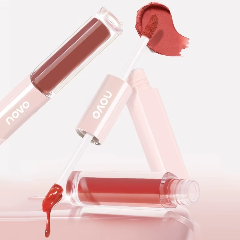 Labial 2 en 1 Brillo y Matte 6423 - Novo