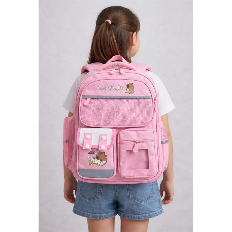 Mochila Rosa Capibara