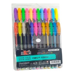 Boligrafos neón 24pcs FG-1677