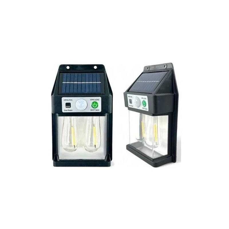 Lámpara Solar de Pared 2 Focos 4862