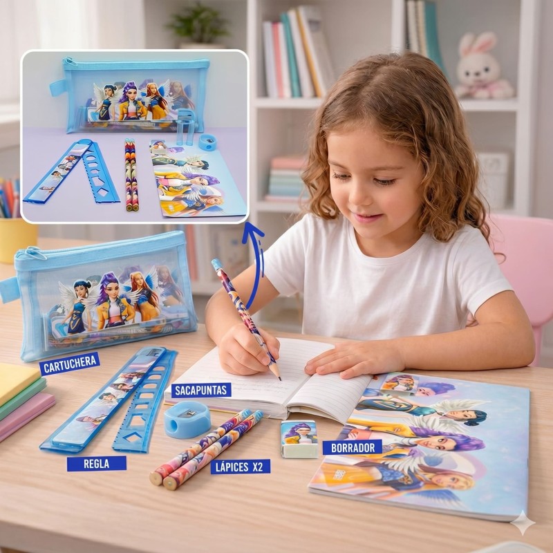 Set Escolar Kpop LD-1058