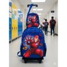 Mochila Escolar 3pcs con Rueda de Niños 900