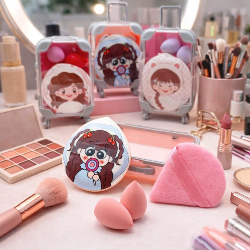 Maleta de Esponjas de Maquillaje 4022