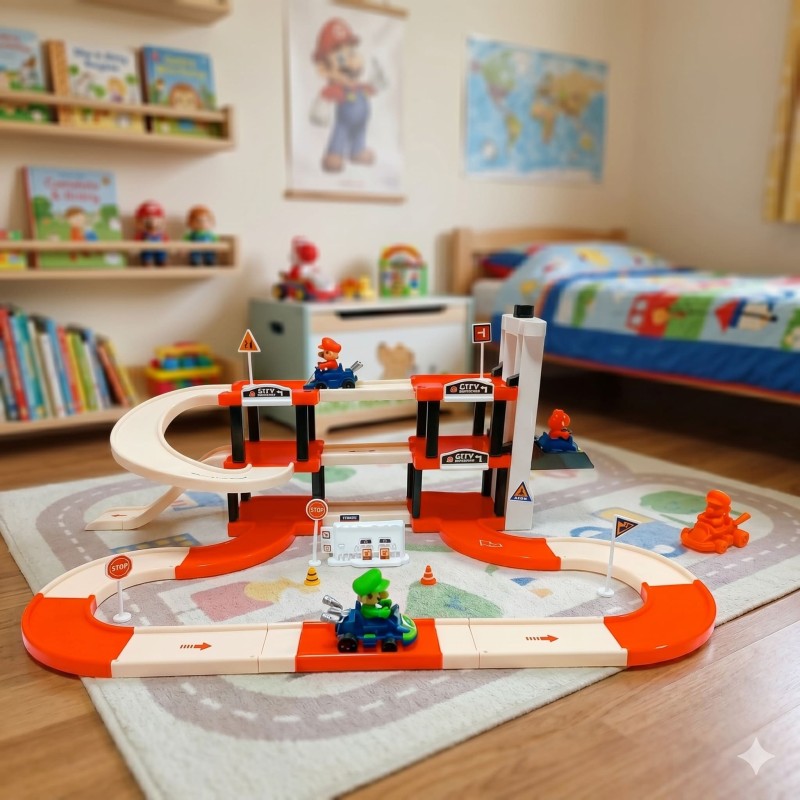 Pista Super Racing Car Mario Bross BL-4