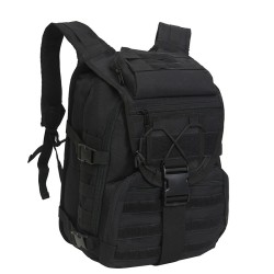 Mochila Montañera 634 Negra y Verde