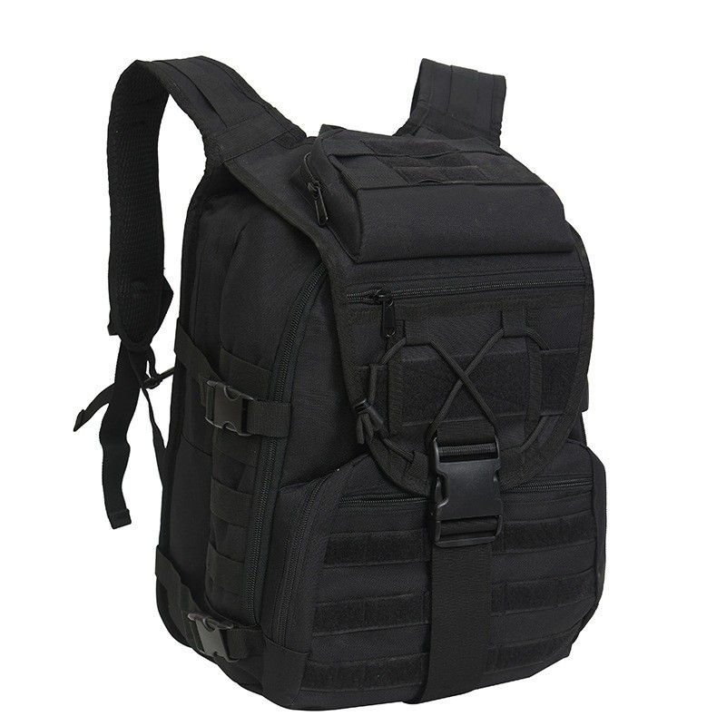 Mochila Montañera 634 Negra y Verde