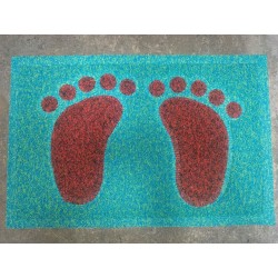 Alfombra de Baño con Diseño de Pies